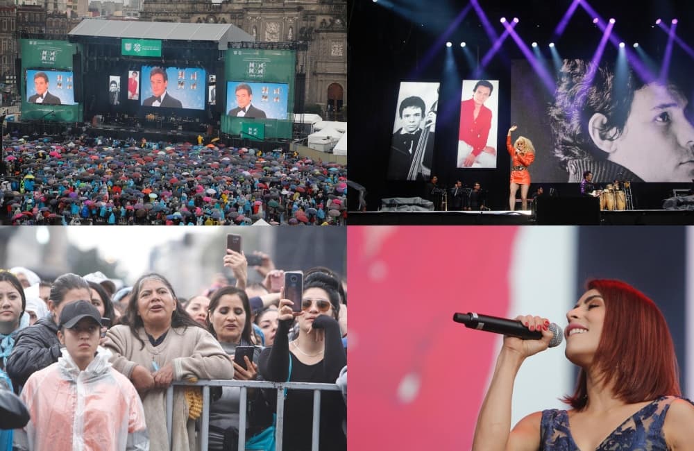 homenaje a José José en el Zócalo