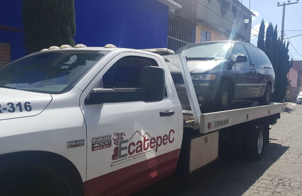 Así puedes usar el servicio gratuito de grúas en Ecatepec