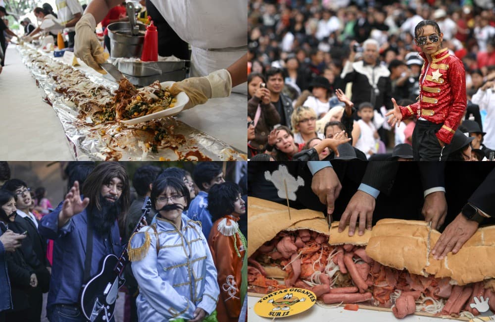 Comida, besos y baile: Récords Guinness de la CDMX