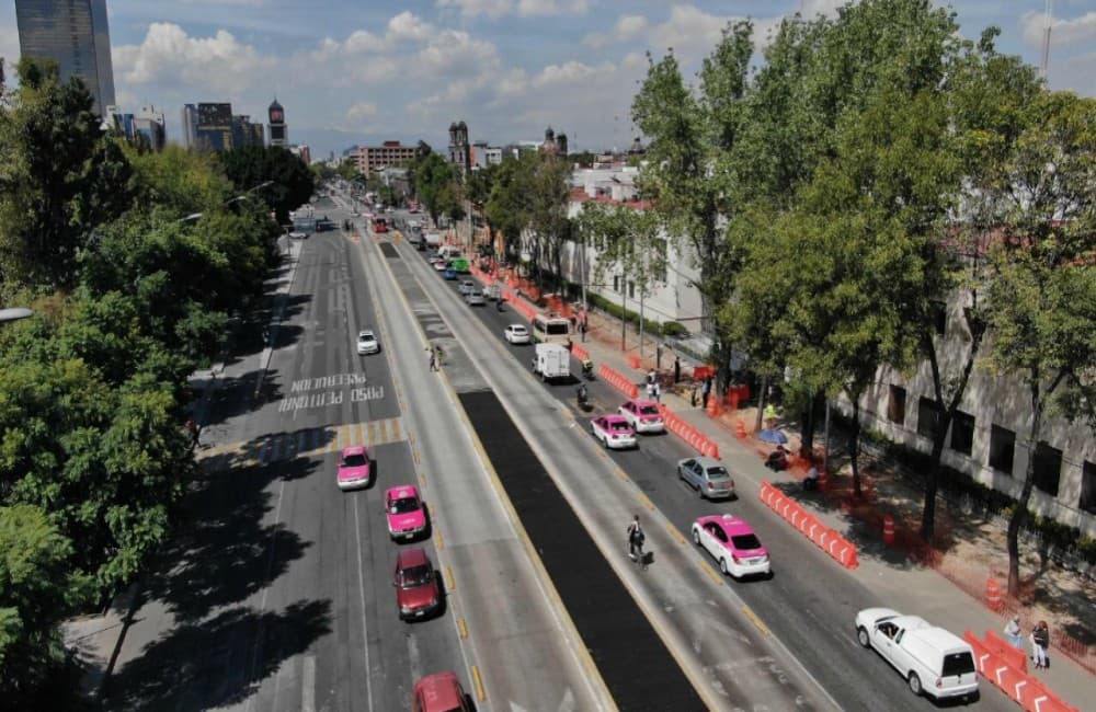 así va la remodelación de avenida hidalgo