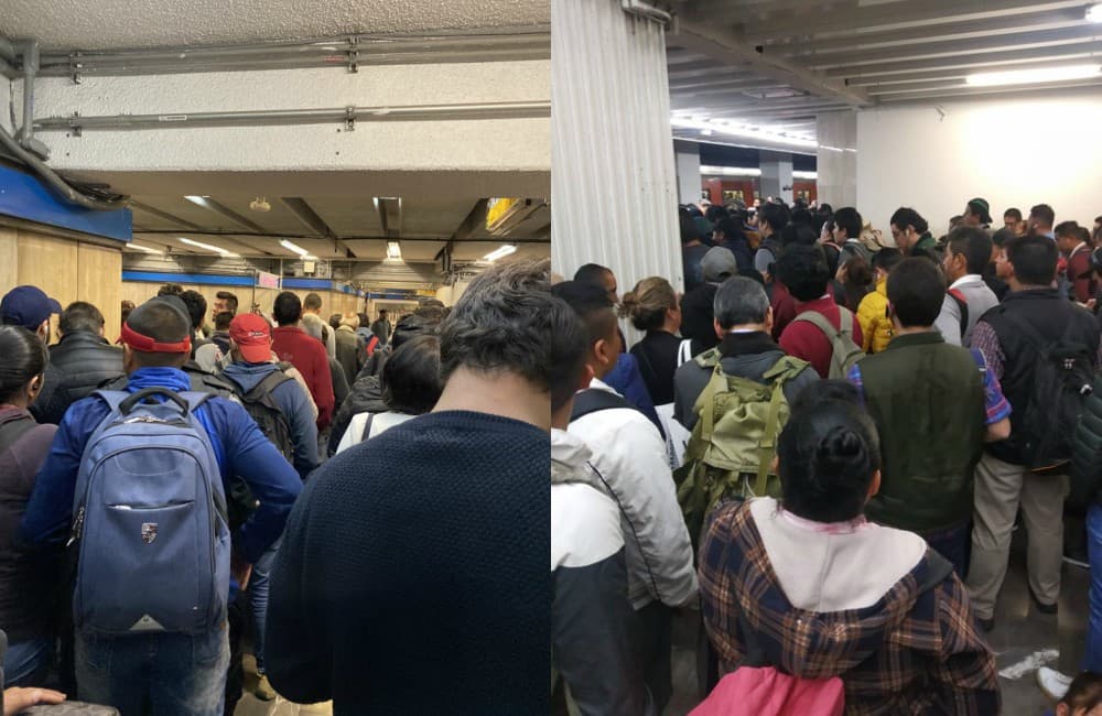 reportan retrasos en metro de cdmx de hasta 20 minutos