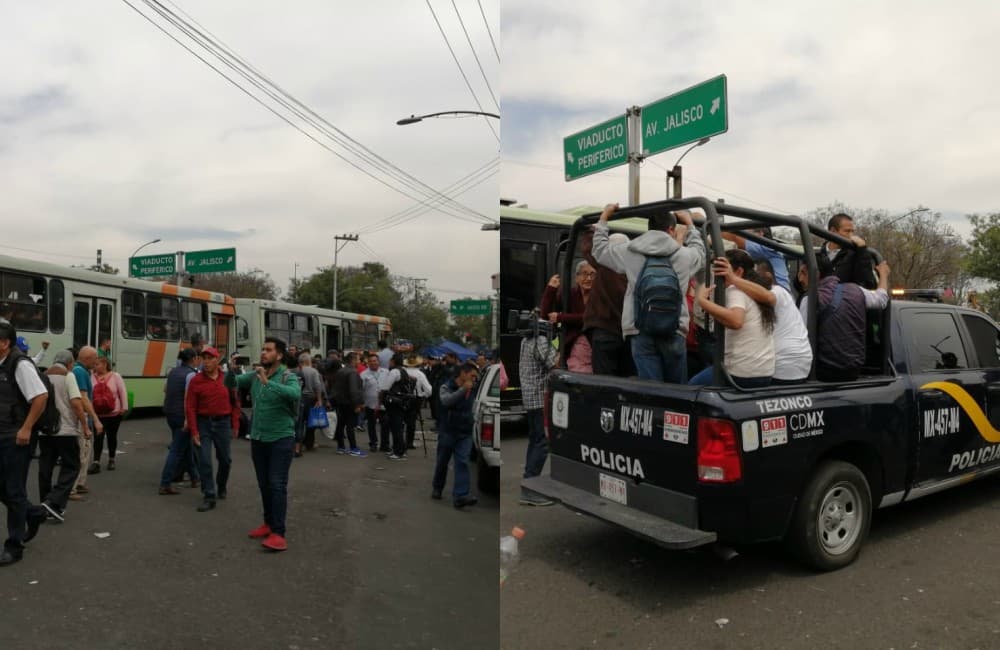 estaciones del metro cerradas por choque en tacubaya