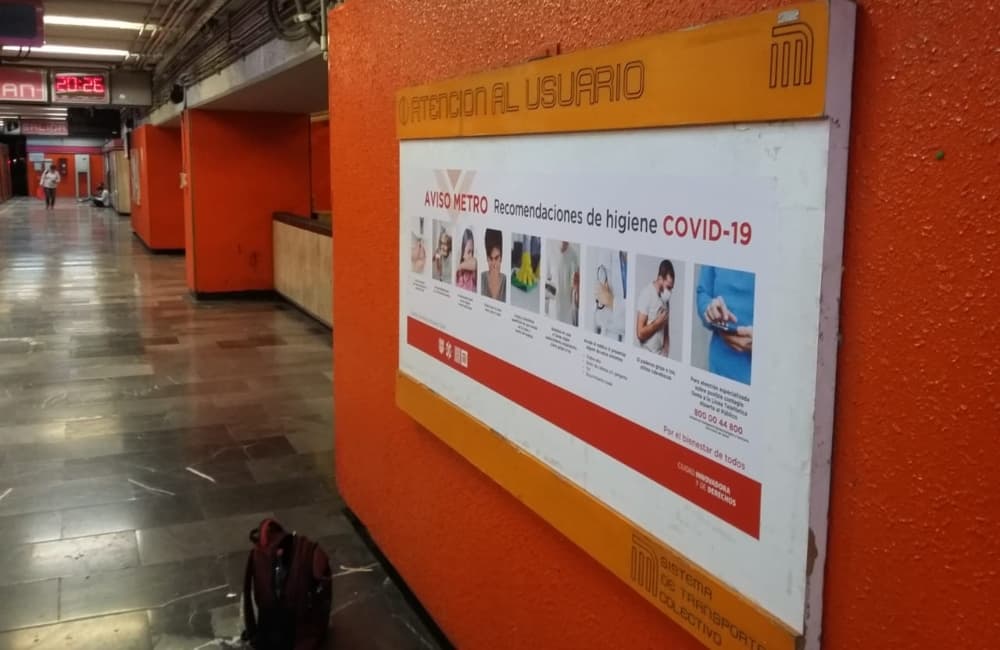 Aplicarán medidas de higiene en el Metro por coronavirus