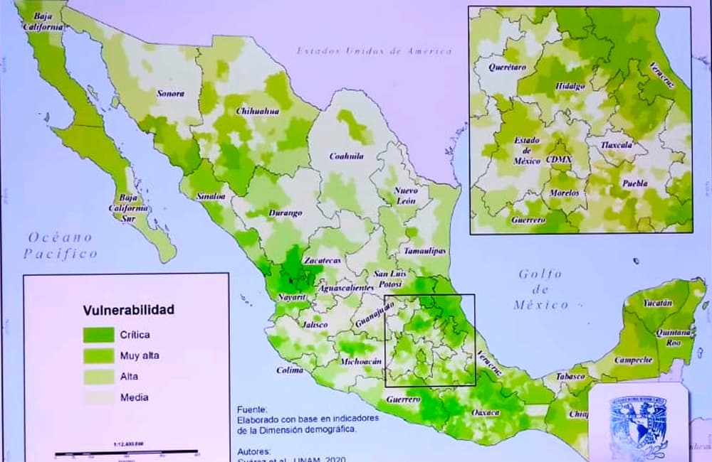 municipios más vulnerables ante COVID-19