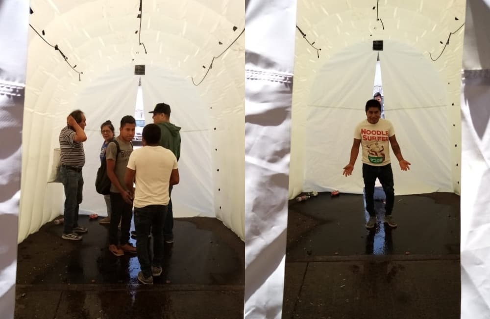 túneles sanitizantes en álvaro obregón