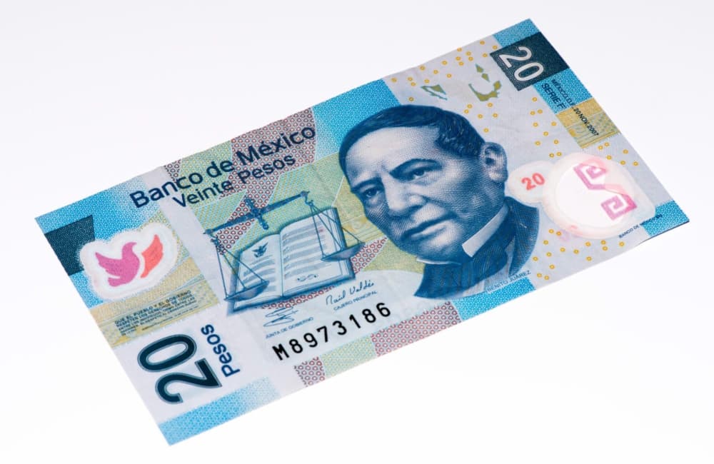 nuevo billete de 20 pesos