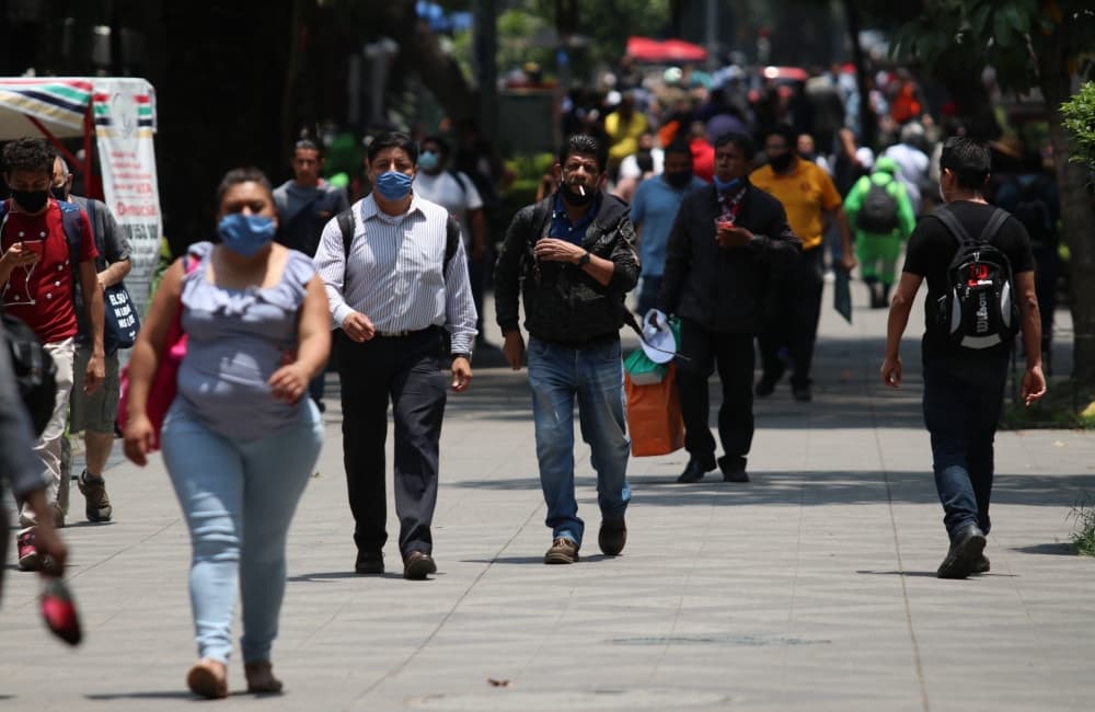 semáforo naranja en la CDMX