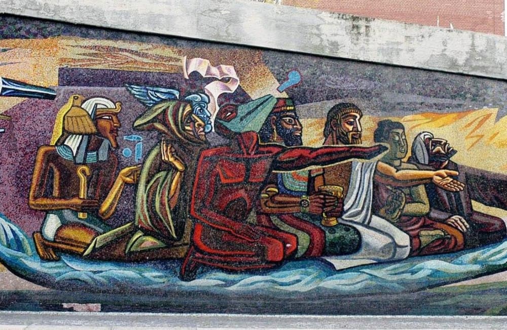 tour por los murales de CU