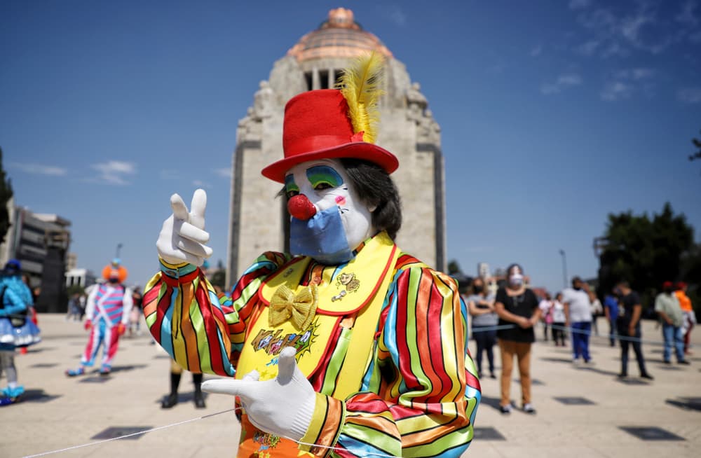 desfile en el Centro