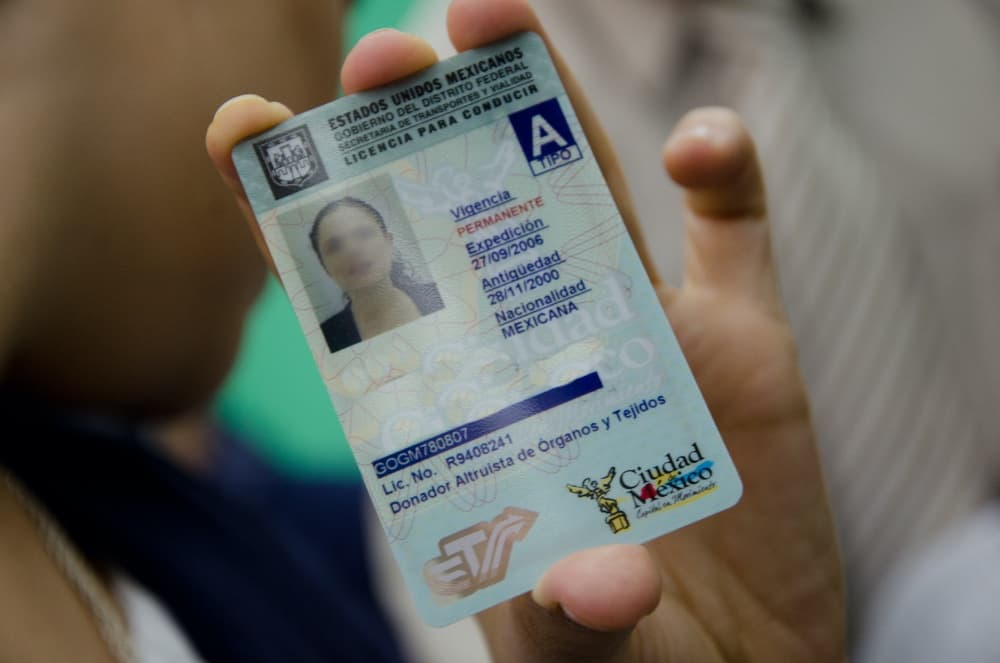 trámite de la licencia de conducir