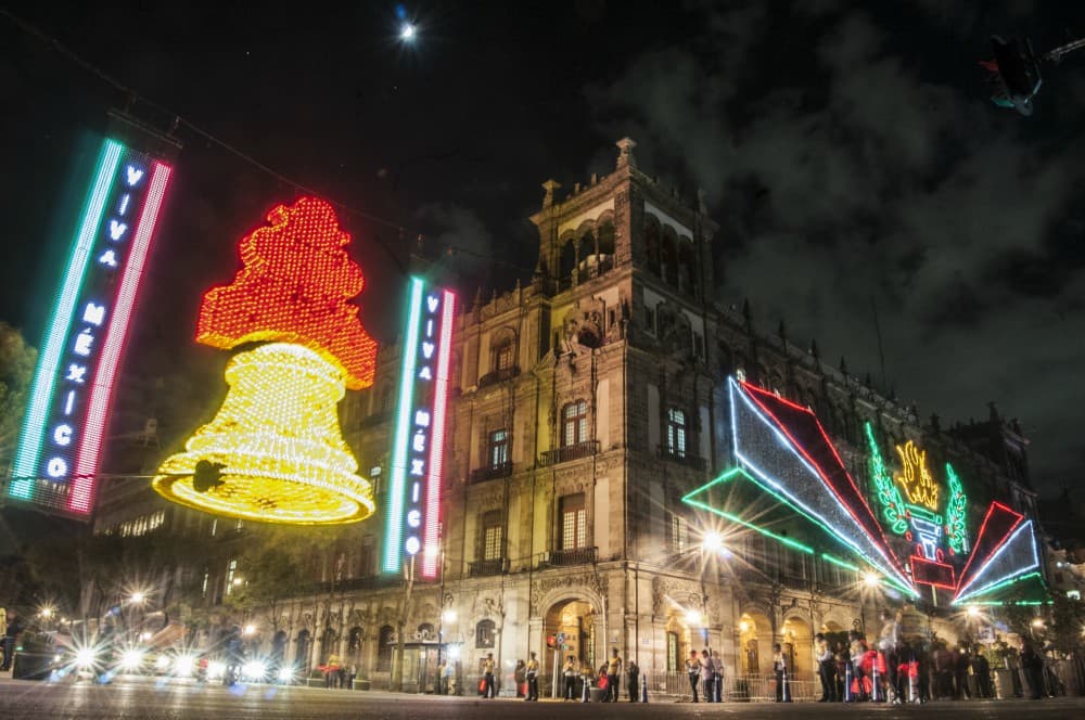 Así será el alumbrado de fiestas patrias en el Zócalo