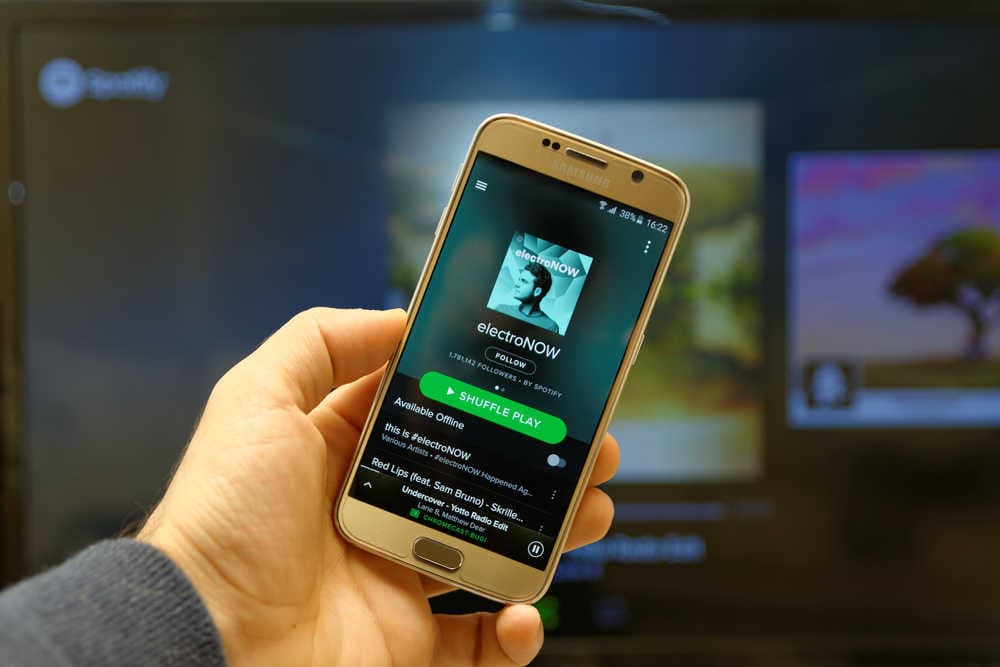 Spotify en un Android