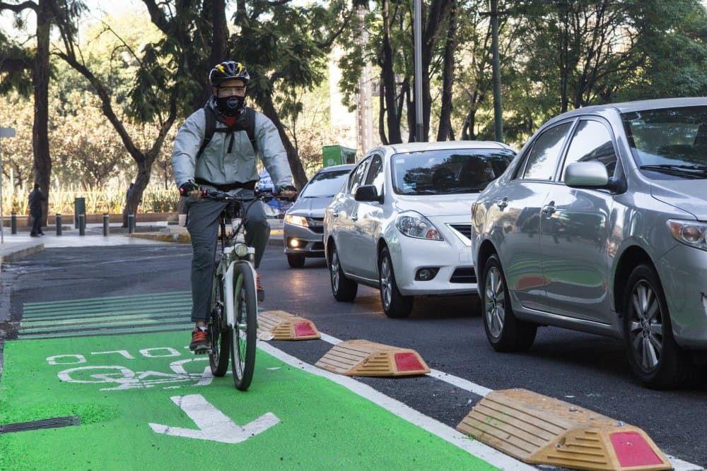 ciclovía en Reforma