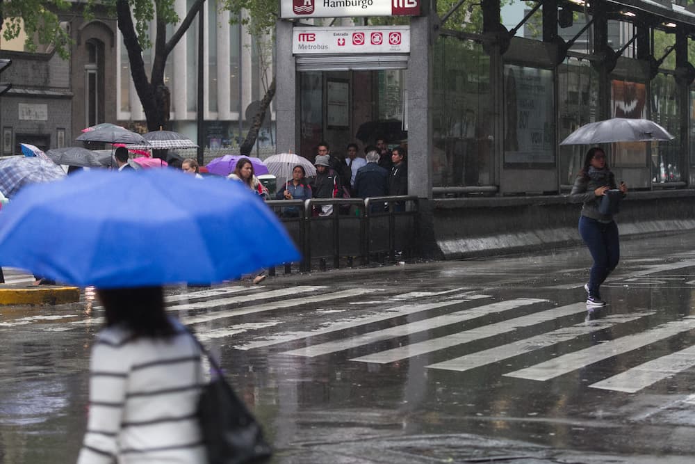 lluvia ligera en la cdmx