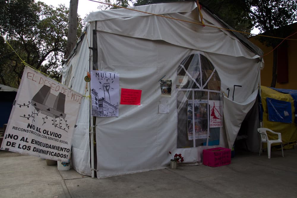 albergue de damnificados del 19s