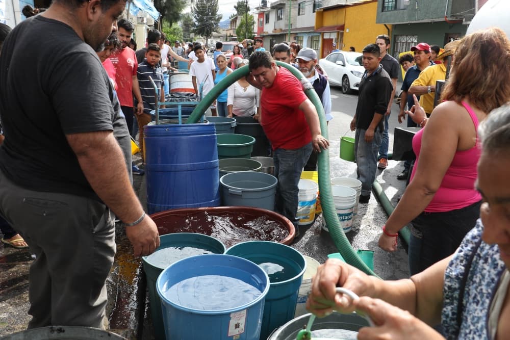 colonias afectadas por el megacorte de agua