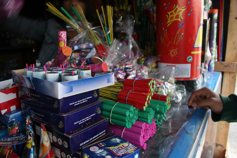 sanciones por tronar cuetes