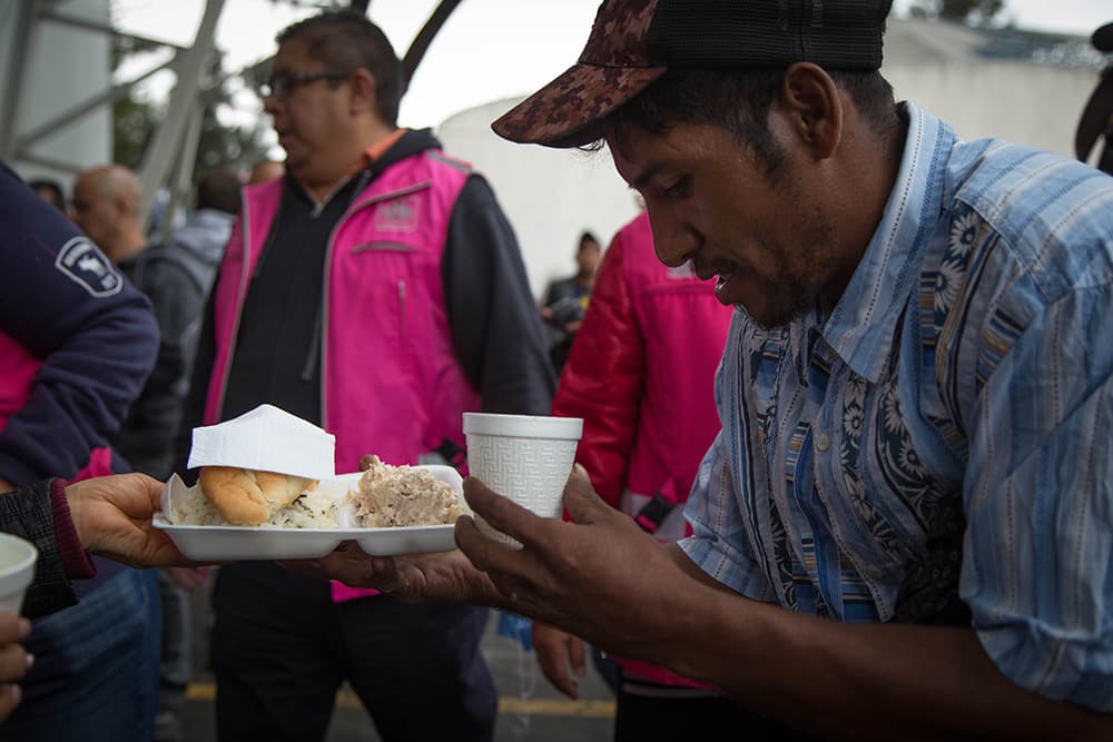Caravana migrante en la CDMX