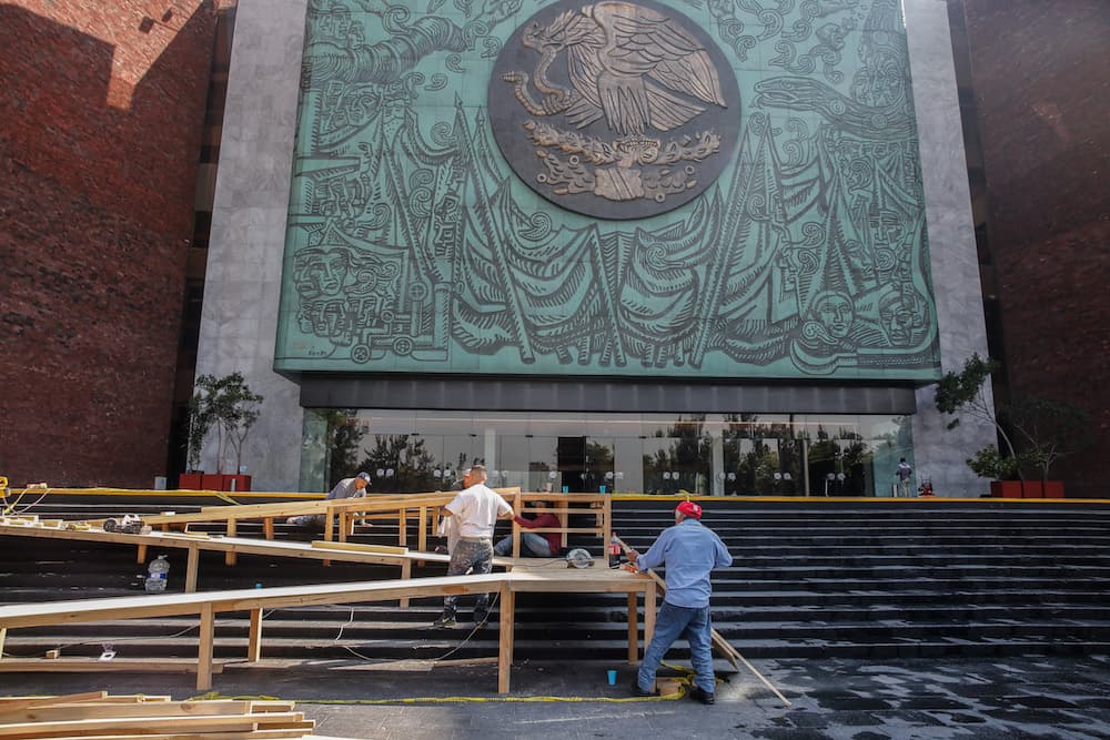 Cierres por la toma de protesta