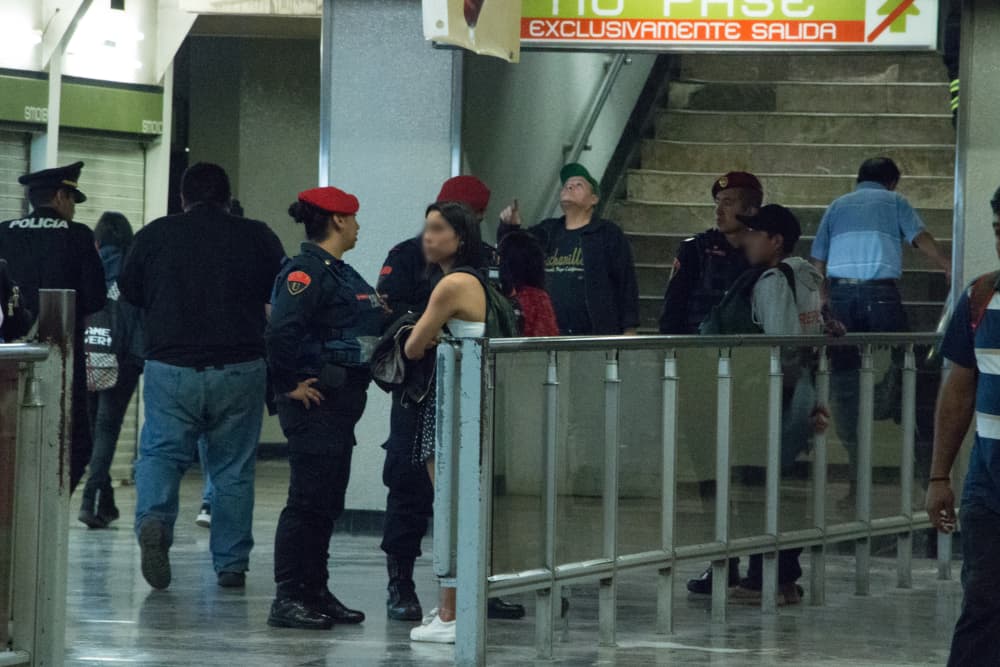 En promedio hay cinco detenidos en el Metro todos los días