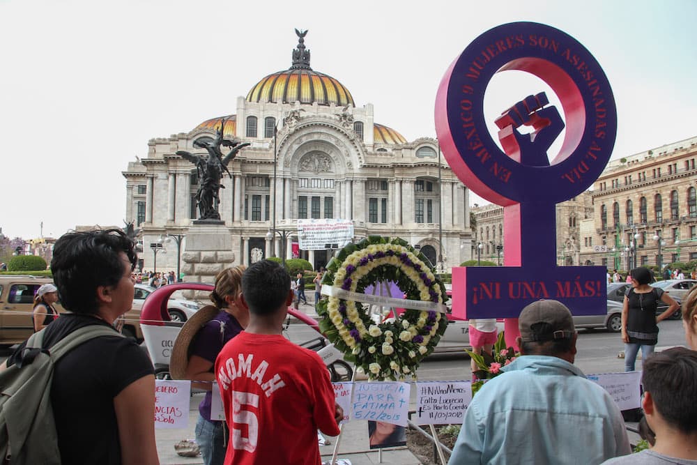 antimonumento contra los feminicidios