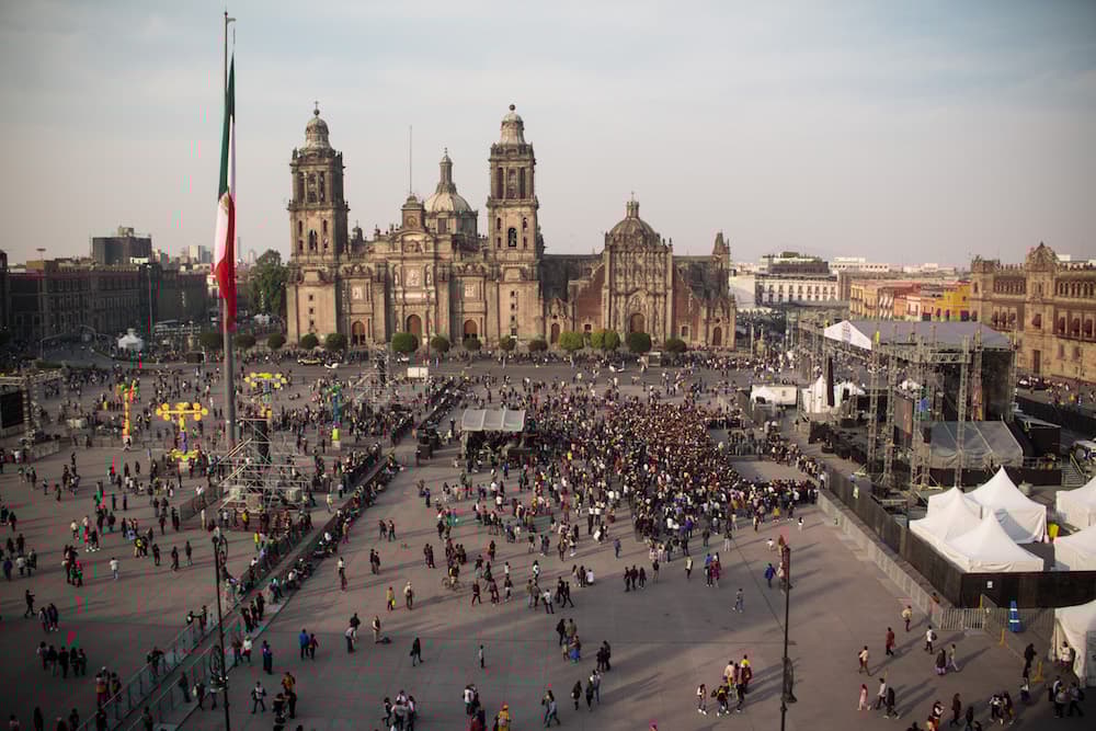 informe de gobierno en el Zócalo