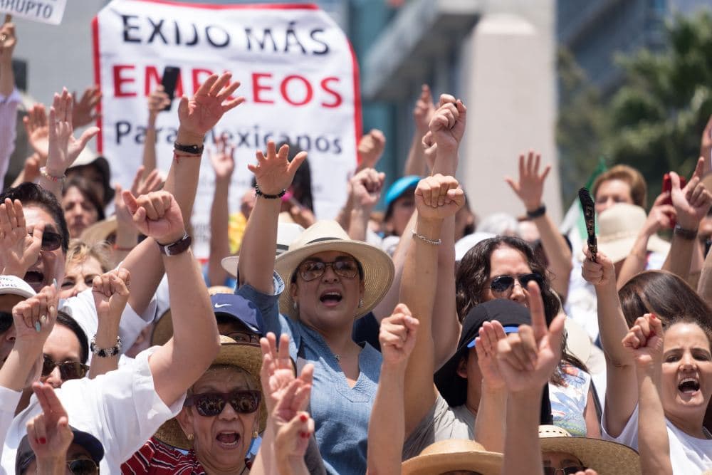 marcha primer informe amlo