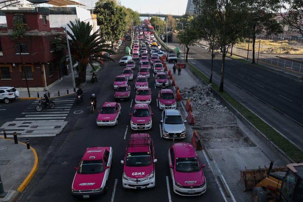 taxistas cancelan manifestación 21 octubre
