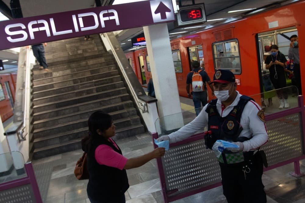 donación de cubrebocas