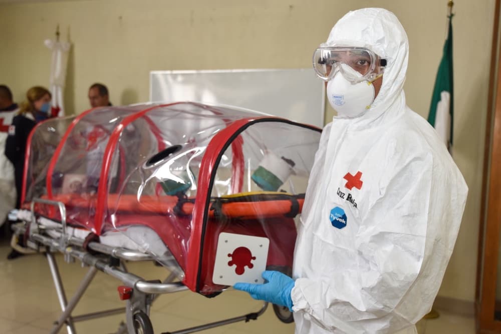 labor de la Cruz Roja Mexicana