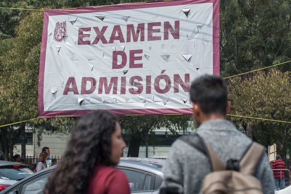 examen de admisión al Politécnico