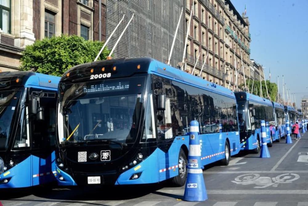 nuevos trolebuses en CDMX