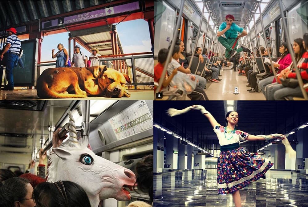 Los pasajeros son los protagonistas del Instagram Metro Chilango