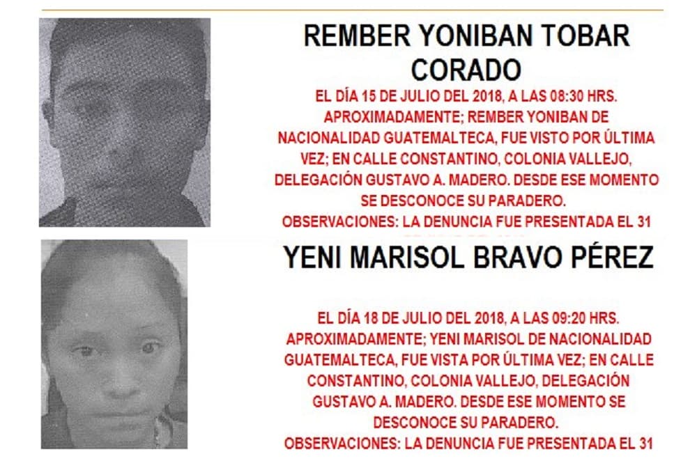 Se buscan a tres migrantes desaparecidos en la CDMX