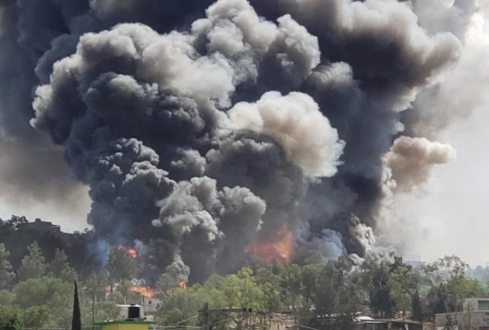 Reportan explosión en Chimalhuacán; ocurrió en taller de pirotecnia