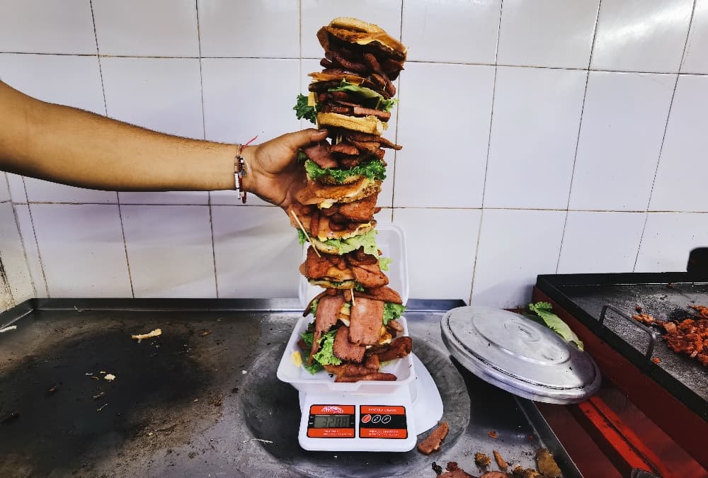 hamburguesa de 3 kilos