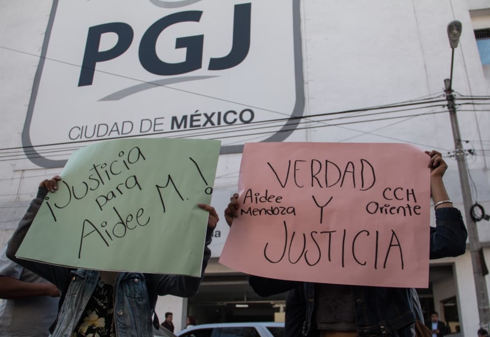 investigación del caso Aideé Mendoza