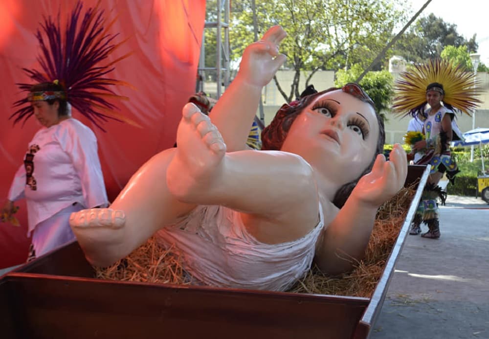 ¡Que bendición tan grande! Presentan al Niño Dios más grande del mundo