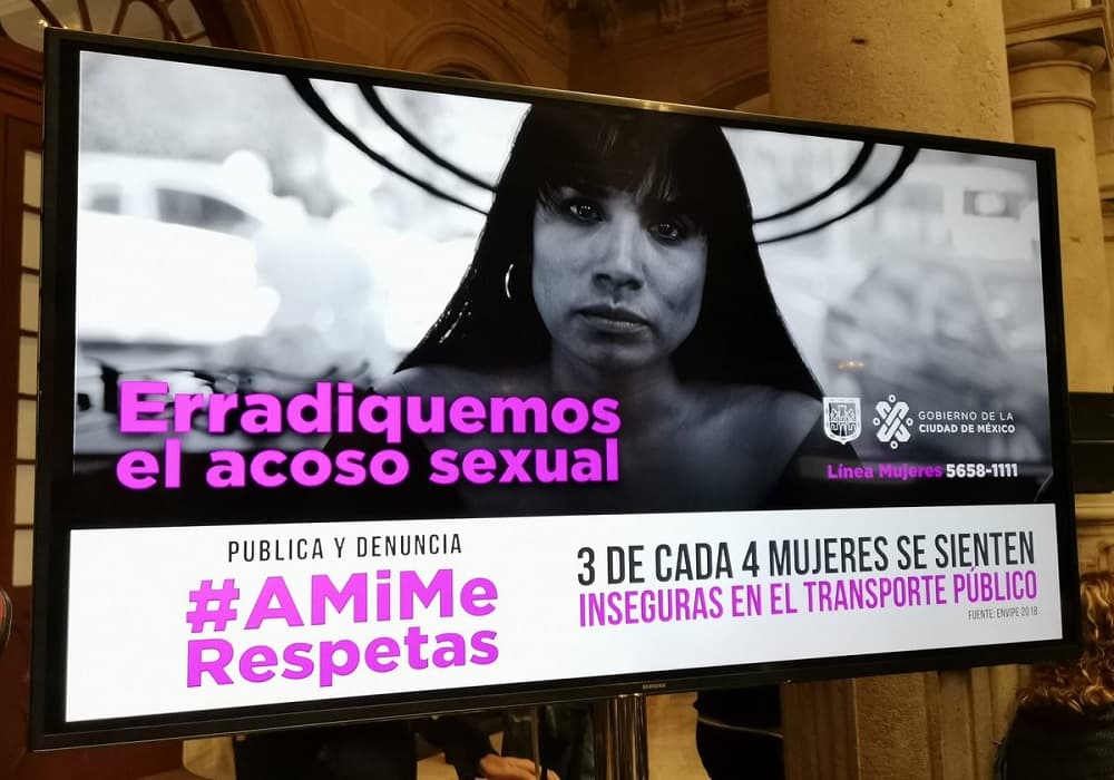 #AMíMeRespetas: la campaña contra el acoso sexual en el transporte