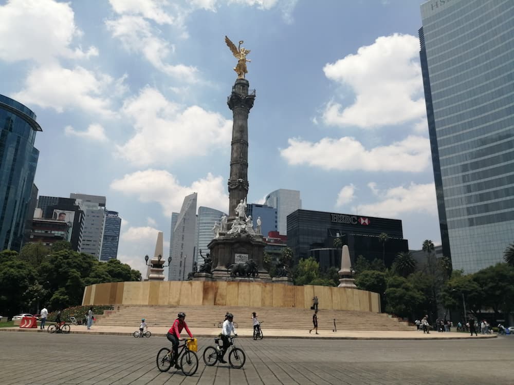 restauración del Ángel de la Independencia