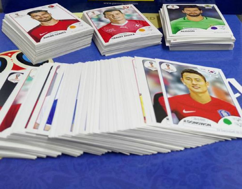 intercambiar estampas Panini del mundial