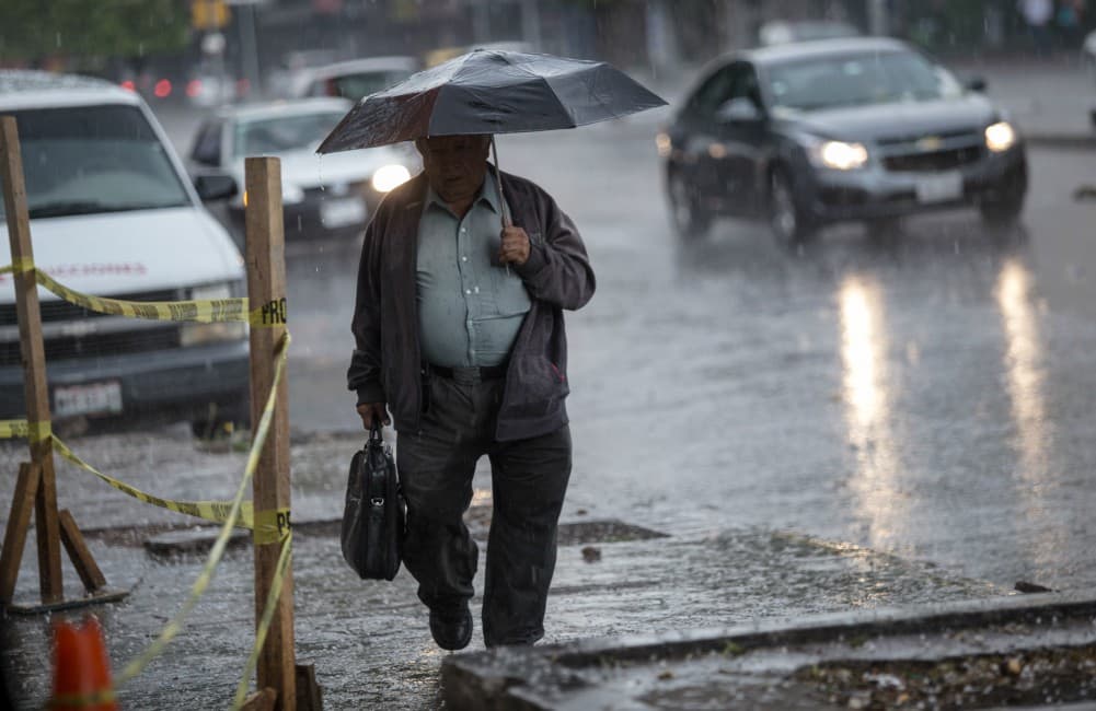 lluvias fuertes en la CDMX