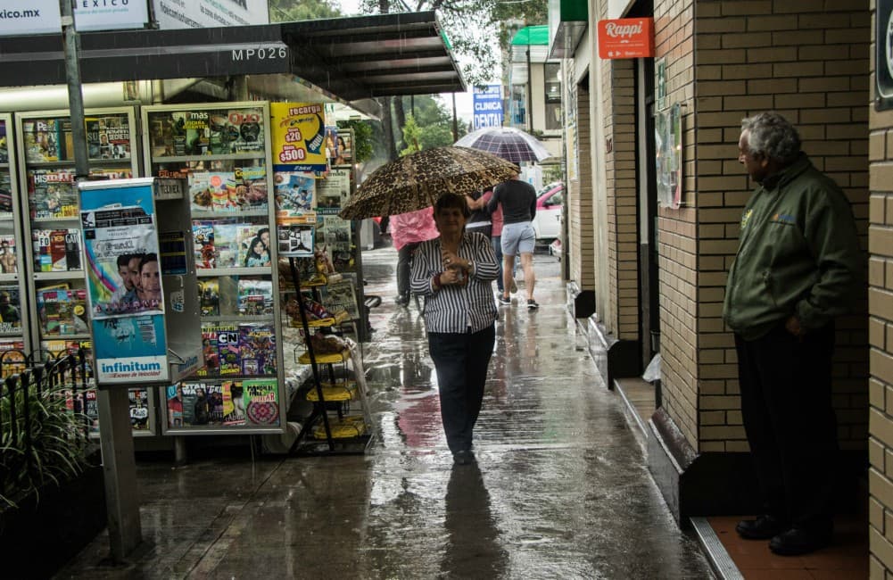 Clima en la CDMX: lluvias y granizo para la tarde de este lunes