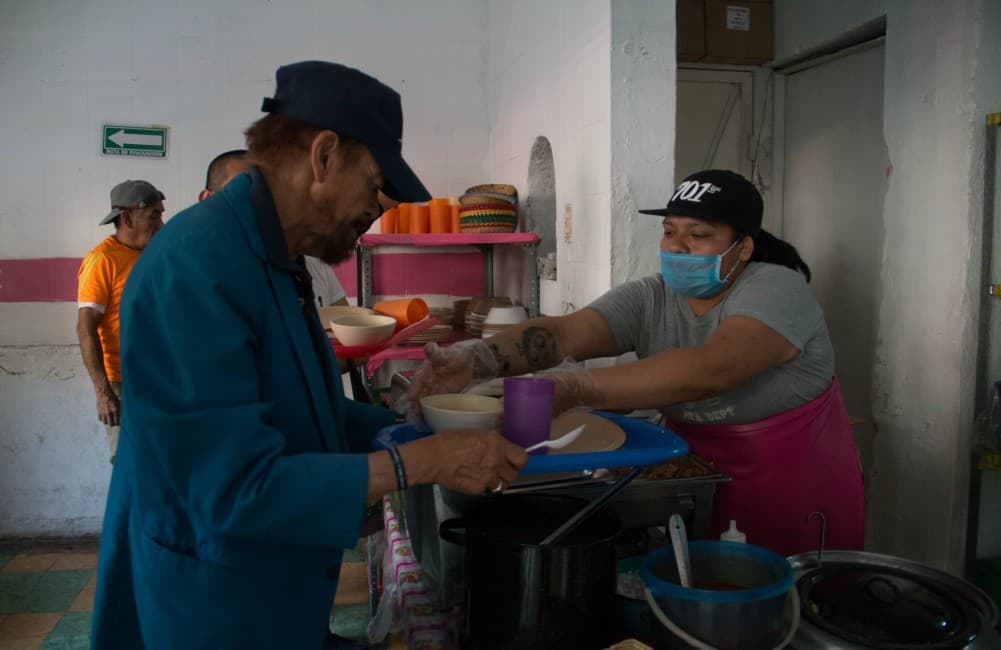 comedor de la central de abastos