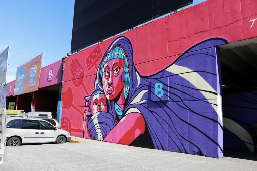 #Fotos: Estrenan murales en la Central de Abastos