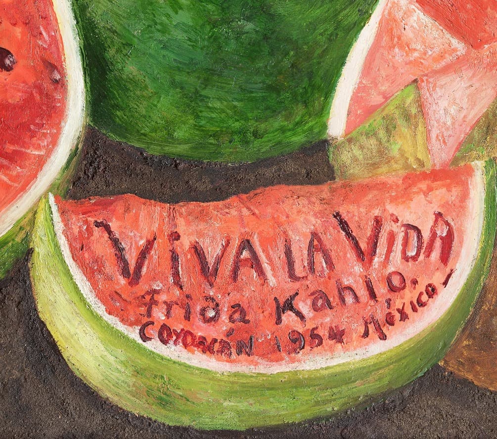 Obra original de Frida Kahlo exhibida en La Casa Azul | Foto: Museo Frida Kahlo