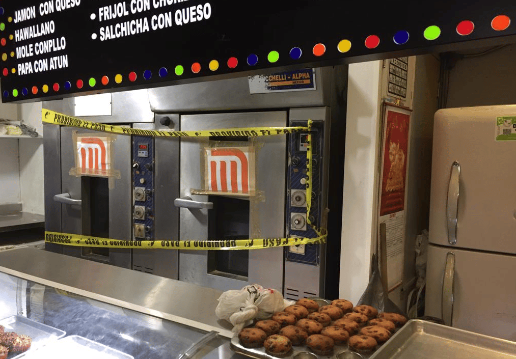 locales de comida en el Metro