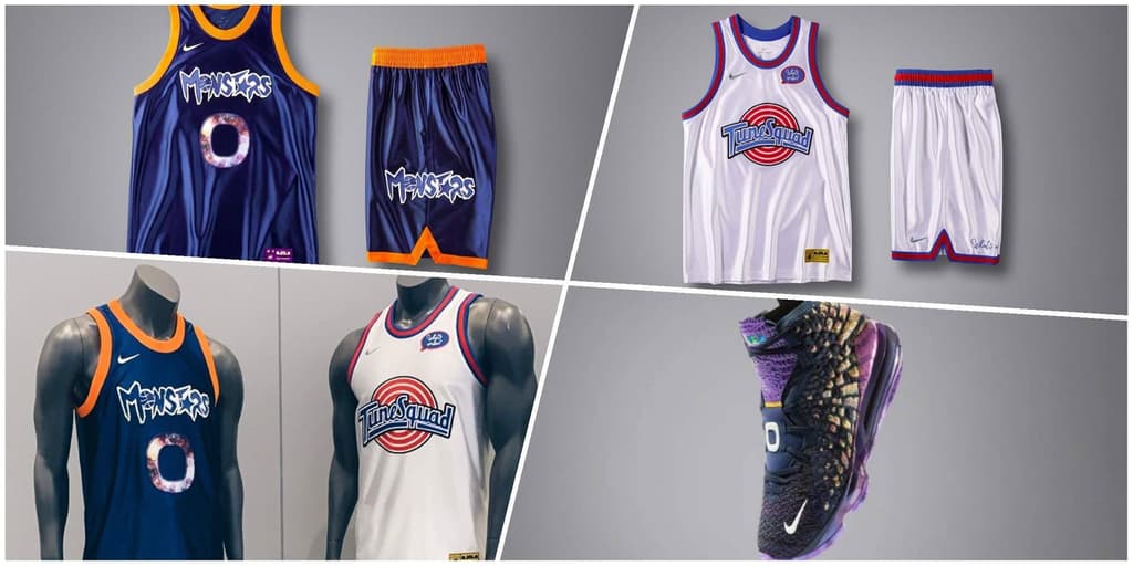 uniformes de Space Jam 2,