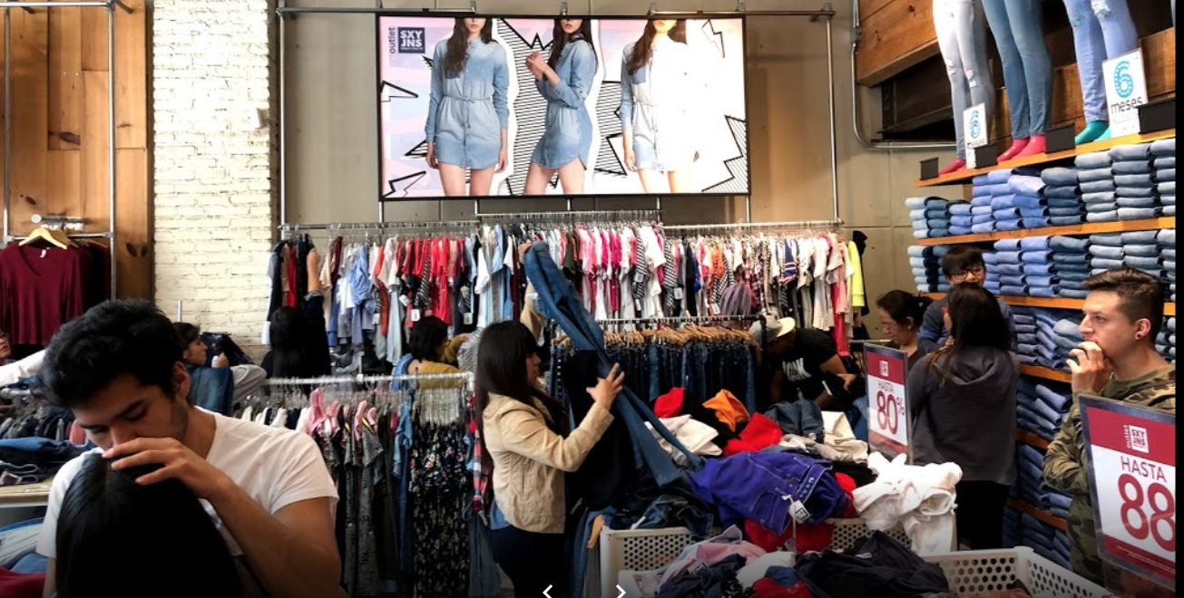 Outlets de mezclilla en la CDMX