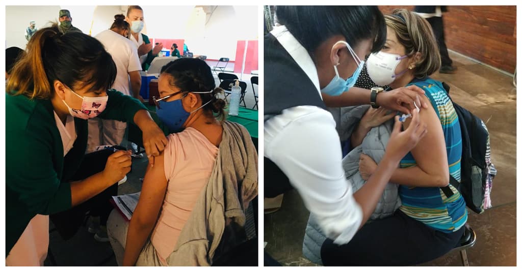 vacunación a embarazadas en la Cuauhtémoc